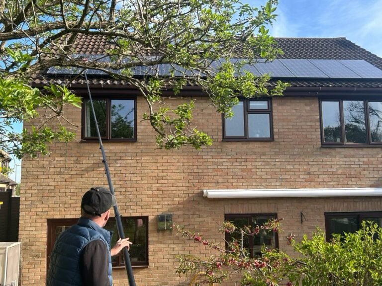Professional solar panel cleaning services in Waterlooville